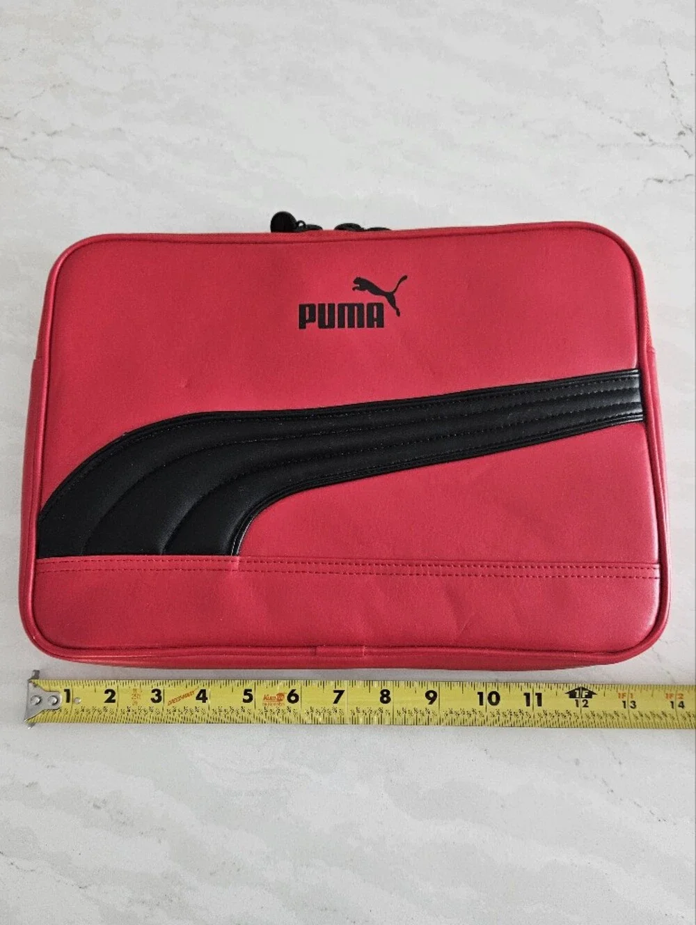 Puma Red and Black Protective Laptop Sleeve